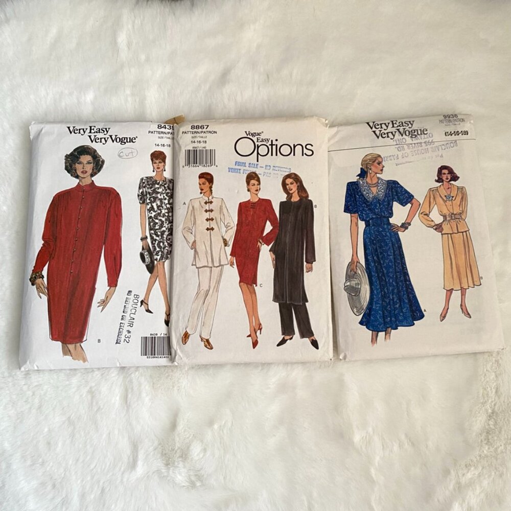 3 Vogue Sewing Patterns